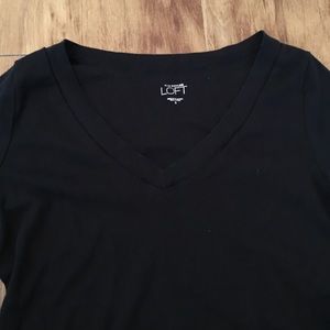 LOFT Tops - Ann Taylor LOFT Cap Sleeve Top - Small - Black LOFT Tops - Ann Taylor LOFT Cap Sleeve Top - Small - Black